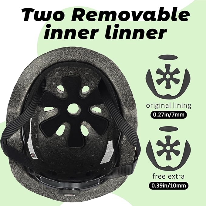 Toddler Kids Bike Helmet, Adjustable and Multi-Sport, 3 Sizes for Ages 1-2-3-5-8-14 Years Child Infant Boys Girls