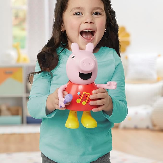 PEPPA PIG Talk & Sing Peppa Doll, Musical Toy with 50+ Sounds, Phrases, and Songs, Preschool Toys, Kids, Ages 3+