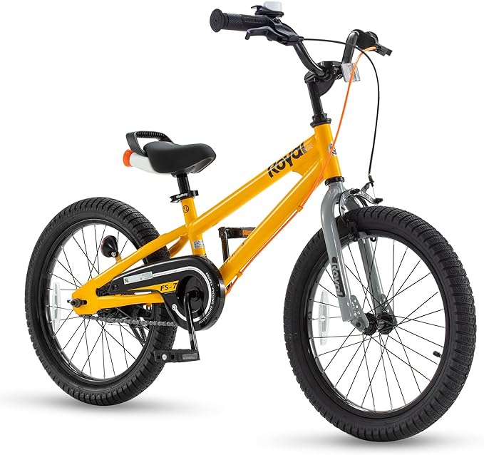 RoyalBaby Kids Bike EZ Balance to Pedal Dual Handbrake Toddlers Boys Girls Bicycle 12-20 Inch for Age 3-10 Years