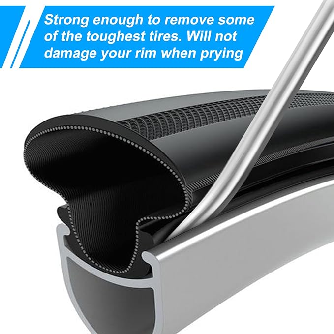 4pcs Bicycle Tire Pry Bar, Tire Scoop, Professional Tire Removal Tool, Tire Lever, High Grade Stainless Steel Tire Lever, Repair Bicycle Inner Tube, Best Tire Changing Tool