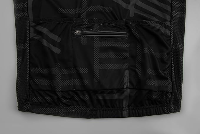 GCRFL Men's Cycling Jersey Set Road Bike Shorts Sleeves Jersey Zipper Pokcet Bib Shorts with Padded, Cycling Clothing kit Men