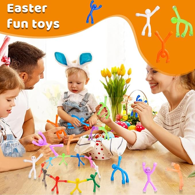 Magnetic Toys,Colourful Travel Toys,Magnet Men,Magnetic People,Fridge Magnets,Magnets for Young People,Whiteboard,Easter,Refrigerator,Office - 20Pack