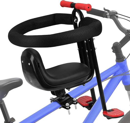 Child Sport Bike Seat - Front Mount,Sport Kids Bike Seat for Adult Bike,Sport Baby Bike Seat Front Mounted,Sport Toddler Bike Seat for Children 1~5 Years