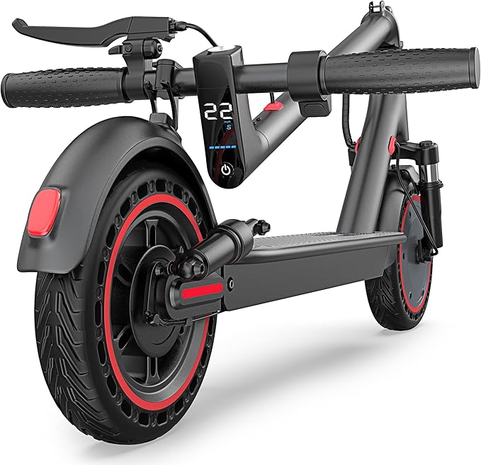 Electric Scooter, 8.5" /10" /14" Tire, 16/19/22 Mph Top Speed, 12/22/27/28/49 Miles Long Range, Folding Escooter for Adults and Teens with Dual Braking,Dual Suspension, App