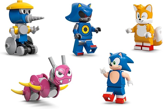 LEGO Sonic The Hedgehog Team Sonic Command Truck Building Toy - Pretend Play Vehicle W/5 Figures for Boys & Girls, Ages 8+ - Toy Building Blocks for Kids - Gift Idea for Birthdays - 77006