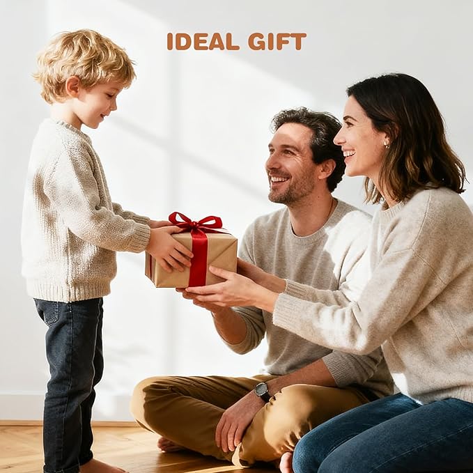 Youuys 3-in-1 Sorting and Stacking Toys for Toddlers 1-3 with Building Blocks, Wooden Community Helpers, Montessori Nesting Boxes for Preschool Learning Stocking Stuffers for Boys Girls