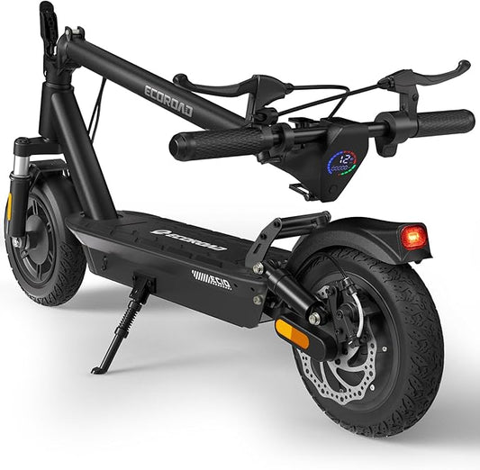 Electric Scooter for Adults, 30-32Miles Long Range Electric Scooters, 500W-750W Motor & 21-25MPH Adults Commuting Scooters, 10" Tires, Lightweight Foldable E-Scooter with Turn Signals