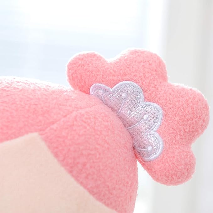 Gloveleya Baby Girl Gifts Rag Doll Soft Plush Candy Girl Pink 15" with Gift Bag