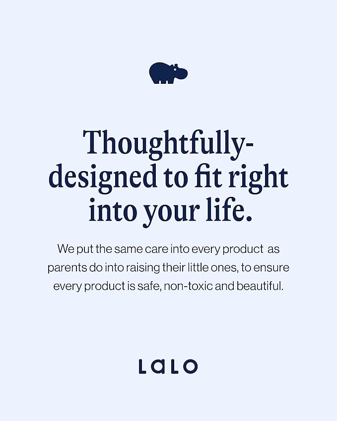 Lalo The Chair Convertible 3-in-1 High Chair for Babies & Toddlers, Dishwasher Safe Tray, Adjustable Footrest, Blueberry