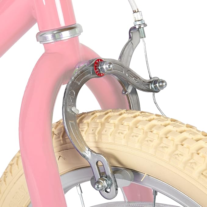 JOYSTAR Girls Bike for 2-12 Years Old Toddlers and Kids, 12" 14" 16" 18“ 20" Retro Style Kids Bike with Training Wheels, 18 20 Inch Children Bicycle with Kickstand