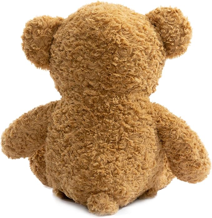 BEJOY Teddy Bear Stuffed Animal Plush Bear with Red Bow and Hearts Holiday Toy Gift 24 inches Brown