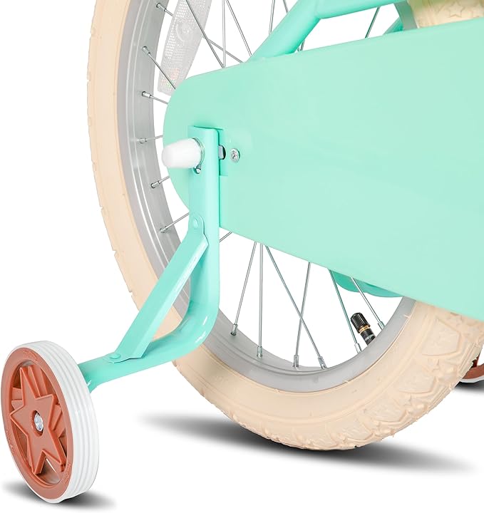 JOYSTAR Girls Bike for 2-12 Years Old Toddlers and Kids, 12" 14" 16" 18“ Retro Style Kids Bike with Training Wheels, 20 Inch Children Bicycle with Kickstand