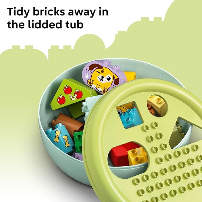 LEGO DUPLO My First Shape Sorter: Puppy House Sensory Toy for Toddlers - Montessori Shape Sorting & Learning Play Set for Boys & Girls, Ages 1.5+ - Educational Gift Idea for Birthdays - 10441