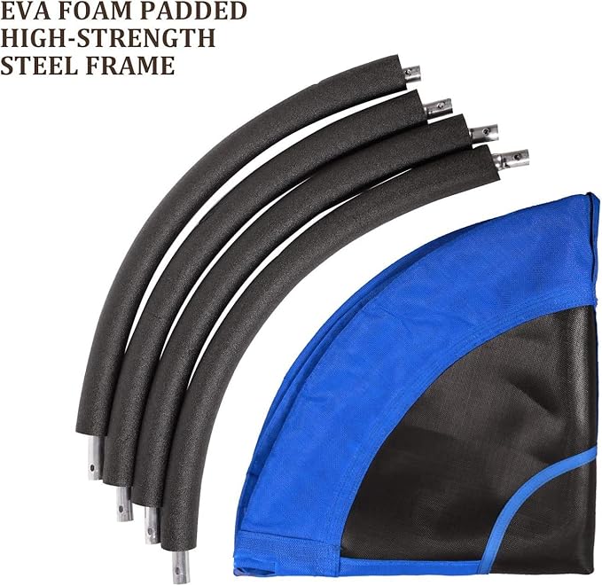 RedSwing 40" Flying Saucer Tree Swing for Kids Outdoor, Large Round Tire Swings for Trees and Swingset, Strong Heavy Duty for Outside Playground, 500LBS Weight Capacity, Blue