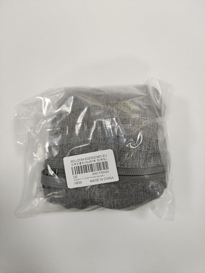 ZOMAKE 10L Lightweight Packable Hiking Backpack - Small Travel Hiking Daypack for Women Men - Tear Resistant Foldable Day Pack for Camping Outdoor Sports(Grey)