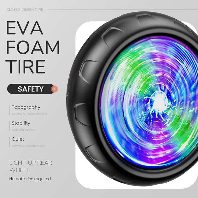 Umatoll Tricycle for Toddlers 2-5 Year Old, Ajustable Toddler Bike Outdoor Toys, Birthday Gift for Boy Age 2-4, Trike with Light up Wheels