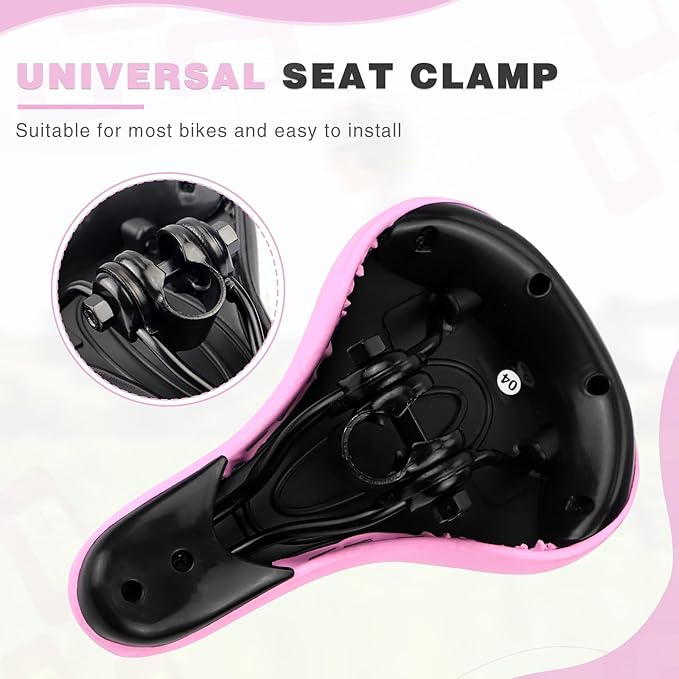 WEEROCK Kids Bike Seat, Child Bike Seats for 14" 16" 18" 20" 24" Kid Bicycle, Kids Bike Replacement Saddle for Boys Girls Bicycles