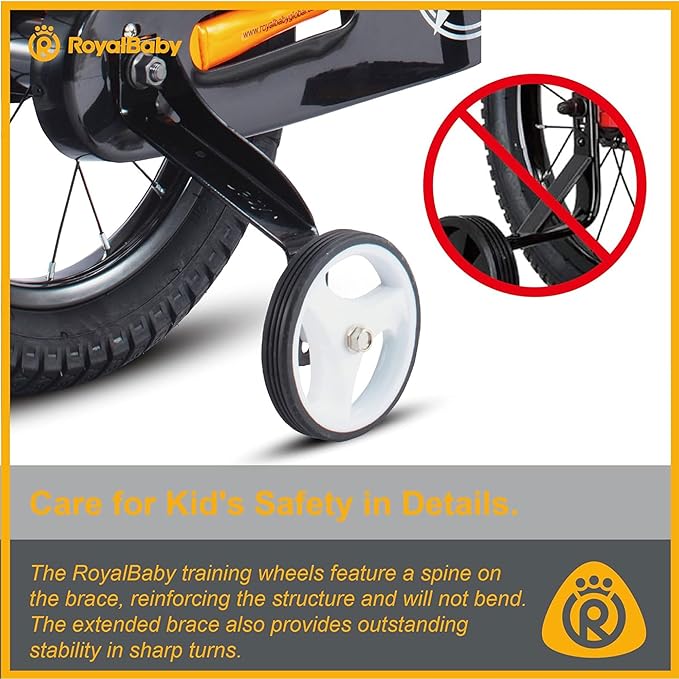 RoyalBaby Kids Bike EZ Freestyle Training Free Balance to Pedal Easy Learning Bicycle, 12-18 Inch for Toddlers to Big Kids