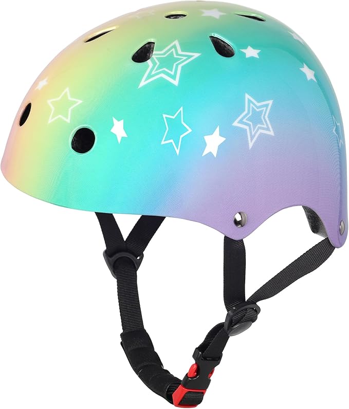 Kids Toddler Bike Helmet for Boys Girls, Adjustable Bicycle Helmet from Infant Baby to Children, Multi-Sport for Scooter Skateboard Roller/Inline Skate