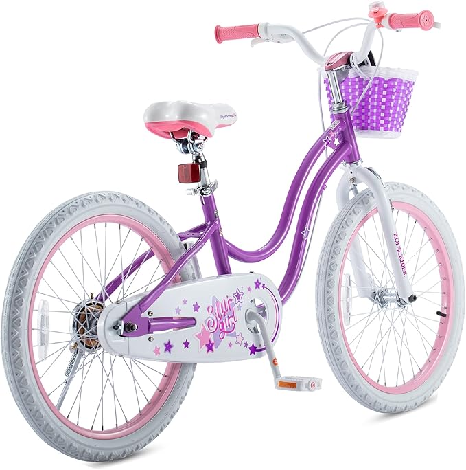 RoyalBaby Girls Bike Classic & EZ Kids Bike, Balance and Pedal Bicycle, 12 14 16 18 20 Inch Toddlers to Big Kids 3-10 Years