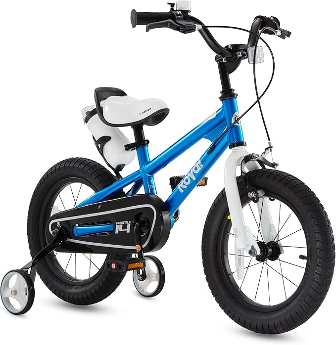 RoyalBaby Kids Bike EZ Balance to Pedal Dual Handbrake Toddlers Boys Girls Bicycle 12-20 Inch for Age 3-10 Years