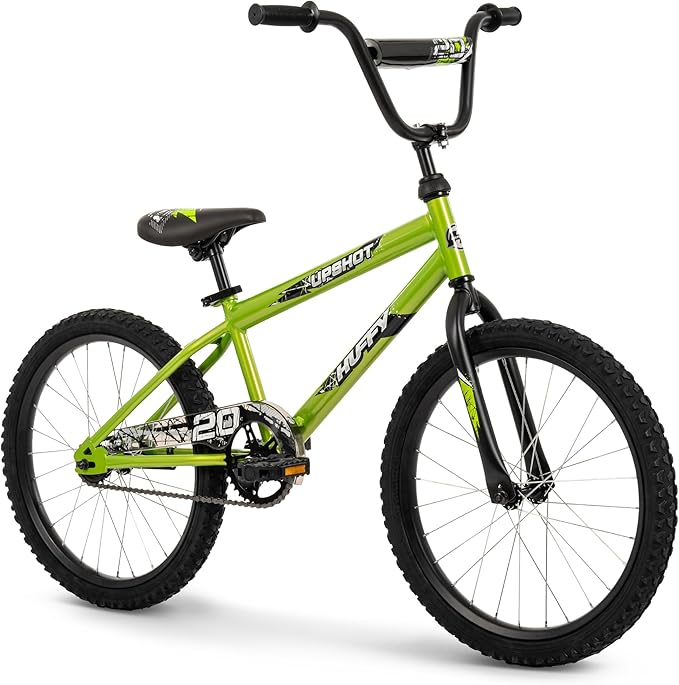 Huffy Upshot 12/16/20 Inch Boys' Bike for Kids, Ages 3+ Years Old, Multiple Color Options, Removable Training Wheels (12" and 16" Only), BMX Design, Designed for Growth, Durable, Easy Assembly