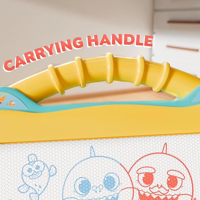 Lollipop Baby Shark Magnetic Drawing Board - Creative Fun for Kids - Easy Erasing, Mess-Free Drawing, Large Drawing Surface - Ideal for Imaginative Play - Perfect for Gift