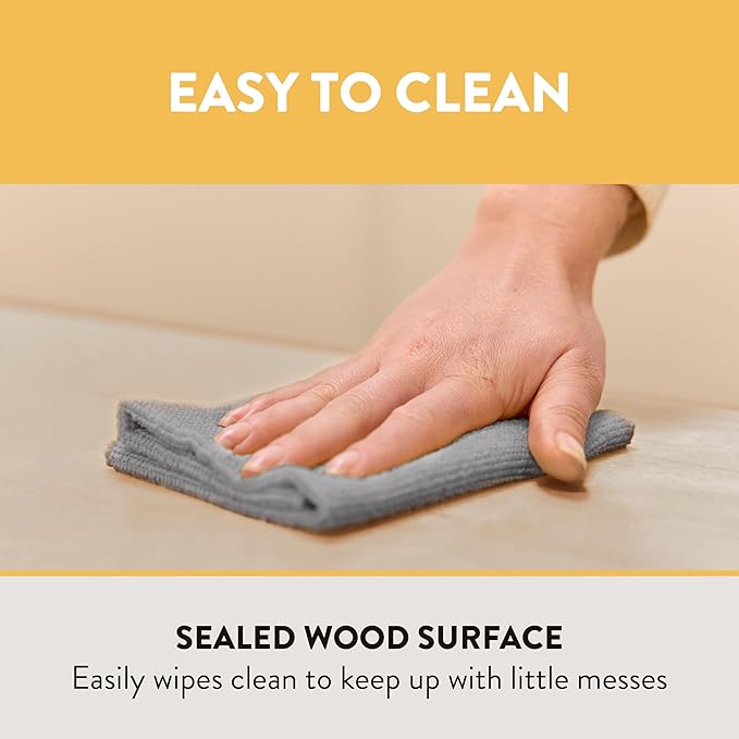 Chef's Station Kids Wooden Pretend Kitchen Stove, Play Kitchen, Natural