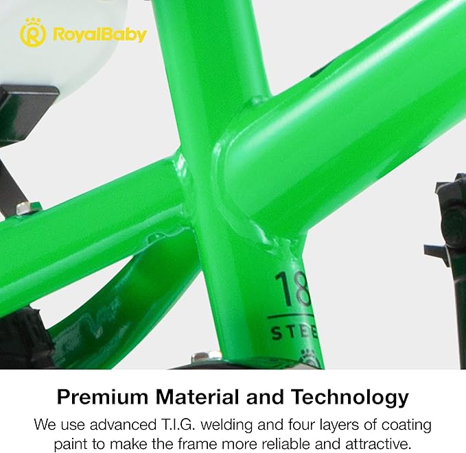 RoyalBaby Kids Bike EZ Balance to Pedal Dual Handbrake Toddlers Boys Girls Bicycle 12-20 Inch for Age 3-10 Years