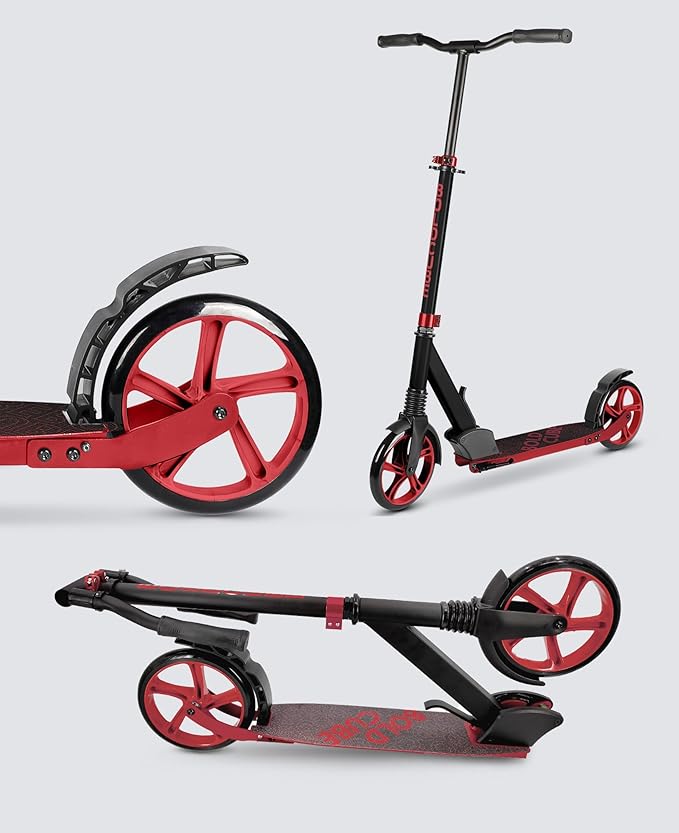 Big 2 Wheeler | Scooter for Kids & Teens Ages 7+ Years | Play & Commute | Front Suspension Fit with 200MM Wheels | Height Adjustable 86 to 111 cm