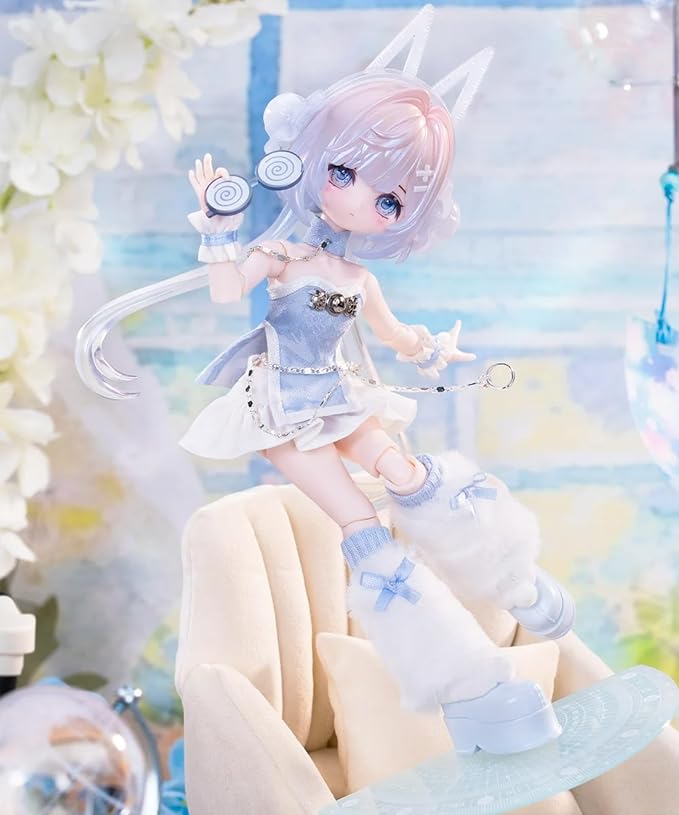 CALEMBOU BJD Blind Box, 1/8 Bonnie Fortune Small Sign Spirit Series 20cm Ball Jointed Doll, Cute Dress Up Doll with Joints, Collection Action Figure for Birthday Christmas