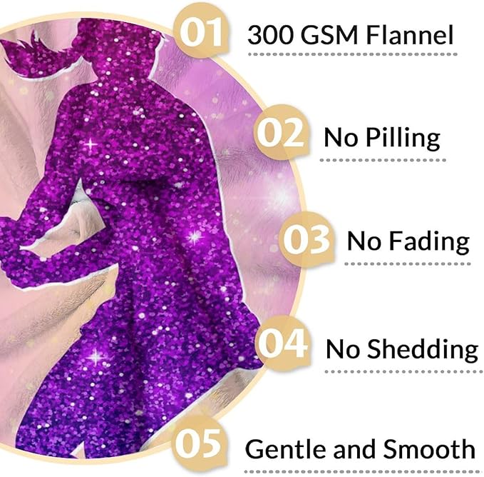 Personalized Girls Blanket Gifts- Tennis Throw Blanket for Babies Kids Teens- 40x50 Inches Pink Soft Fuzzy Sport Blankets for Nap Couch Sofa Bed- Custom Tennis Lovers Gifts