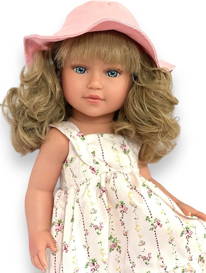 Kennedy and Friends 18 Inch Fashion Dolls- Tilt and Pose Feature and All Vinyl (F02- Aln)