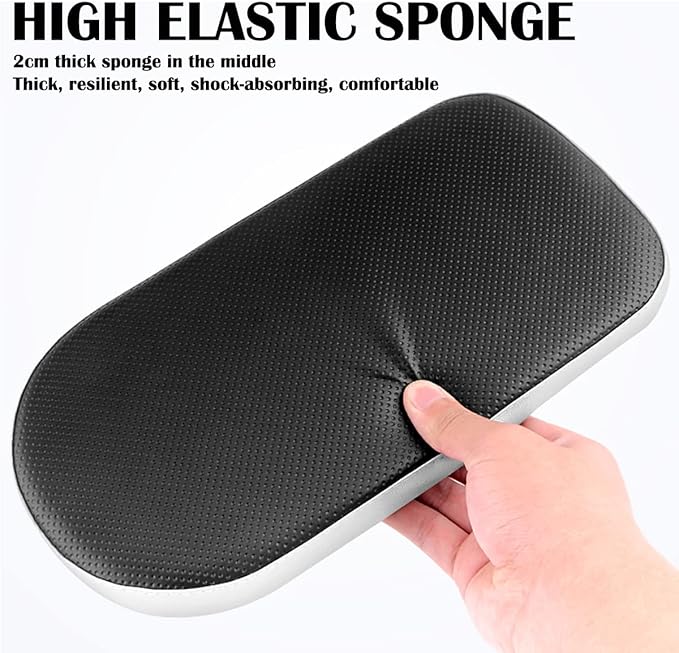 Bicycle Rear Seat Cushion Universal Rear Seat with Buckle Soft and Lengthened and Thickened Rear Seat for Kids