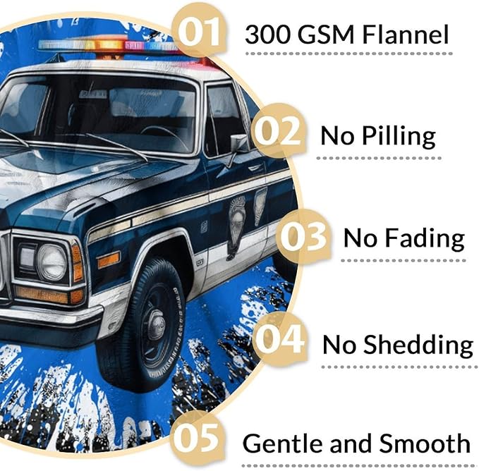 Personalized Boys Blanket Gifts - Car Blankets for Kids, Adults - Cozy Plush Flannel Throws Stuff for Couch, Chair