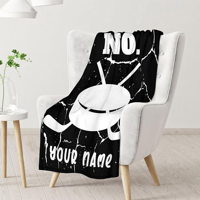 Hockey Gifts - Ice Hockey Blanket for Boys - Kids Throw Blankets for Girls - 40"x50" Soft Plush Throws for Children