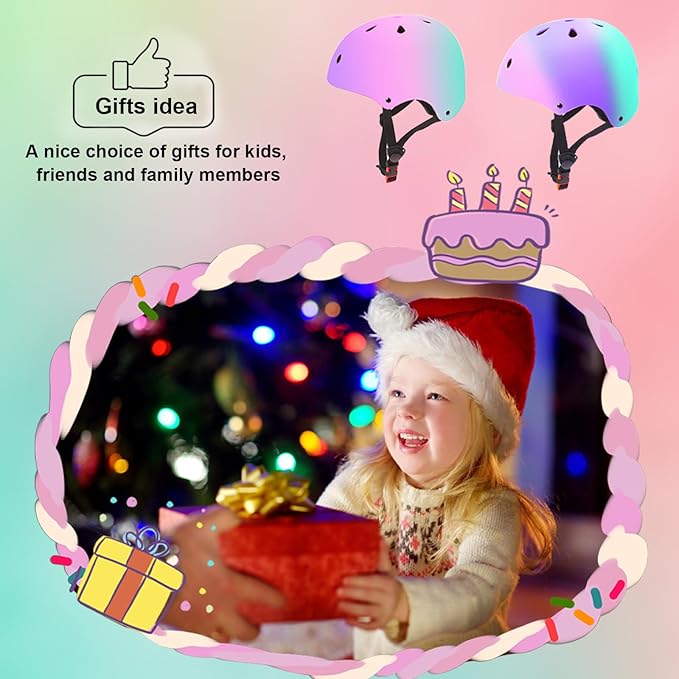 Kids Bike Helmet for 2-3-5-8-14 Ages Girls,Boys,Toddler,Kids and Youth, Ventilation and Impact Resistance Toddler Bike Helmet for Multi-Sport Bicycle Scooter Inline Roller Skate and Skateboarding