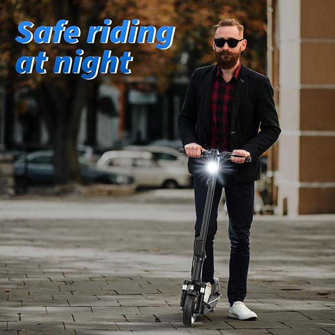 8.5/10 Inches Electric Scooter Adult, 19/22 MPH Top Speed, 350W/500W Powerful Motor, 21/22/28 Miles Long Range, Folding E-Scooter for Adults, E Kick Scooter Dual Braking