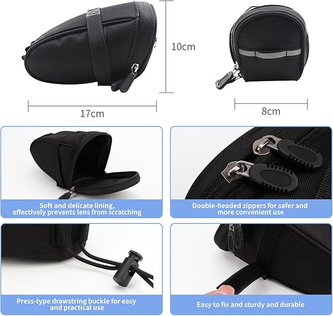 Bike Repair Tool Kit – 21 PCS Bicycle Tool Set with Hex Wrenches, Tire Levers, Patch Kit, Gloves & Portable Saddle Bag – Complete Road & Mountain Bike Repair Kit