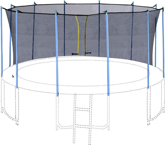 Exacme Trampoline Enclosure Set, Inner Net with Poles Hardware for C14 C15 C16, 6181-N