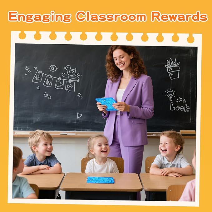 Sensory Squishy Toy | 1-Pack Maze Toy Filled with Goo | Sensory Toys for Kids with Autism | Quiet Fidget Toy | Calming Squishy Fidgets for Special Needs | Gifts Prizes for Classroom