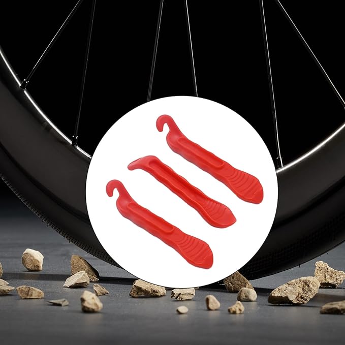 3Pcs Bike Tire Lever Kit, Bicycle Tire Repair Levers Strong Bike Tire Levers Bicycle Tire Repair Kit Ultra Strong Tire Spoon Tire Tool Bike Tire Spoon Set Must Have Bicycle Tools Lightweight