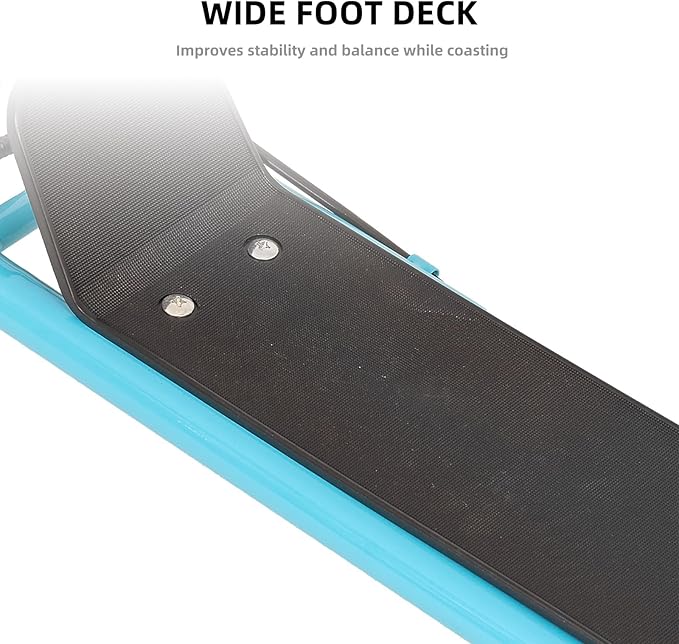 JOYSTAR Kick Scooter for Kids 5+ Teens & Youth, Lightweight Kids Scooter with Adjustable Handlebar, 2 Wheel Scooter for Boys & Girls, 12" Inflatable Wheels Rear Drum Brakes