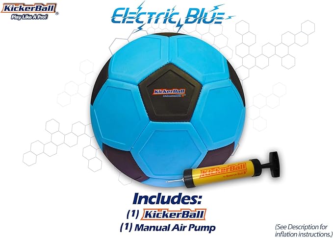Kickerball - Curve and Swerve Soccer Ball/Football Toy - Kick Like The Pros, Great Gift for Boys and Girls - Perfect for Outdoor & Indoor Match or Game