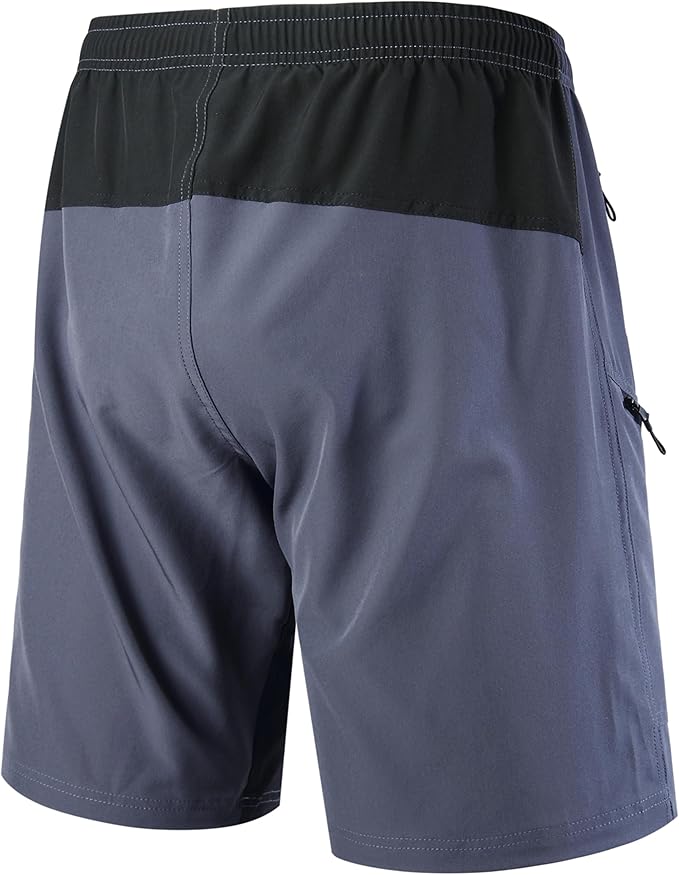 Men's Mountain Bike Shorts 3D Padded Baggy Bicycle Riding Cycling Shorts Quick Dry Lightweight Biking Shorts