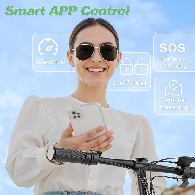 NAVIC Electric Scooter with Dual Suspension/Braking, 350W/500W Motor, 19/22 Mph, Max 22/27/49Mi Range, Foldable E Scooter for Adults with App