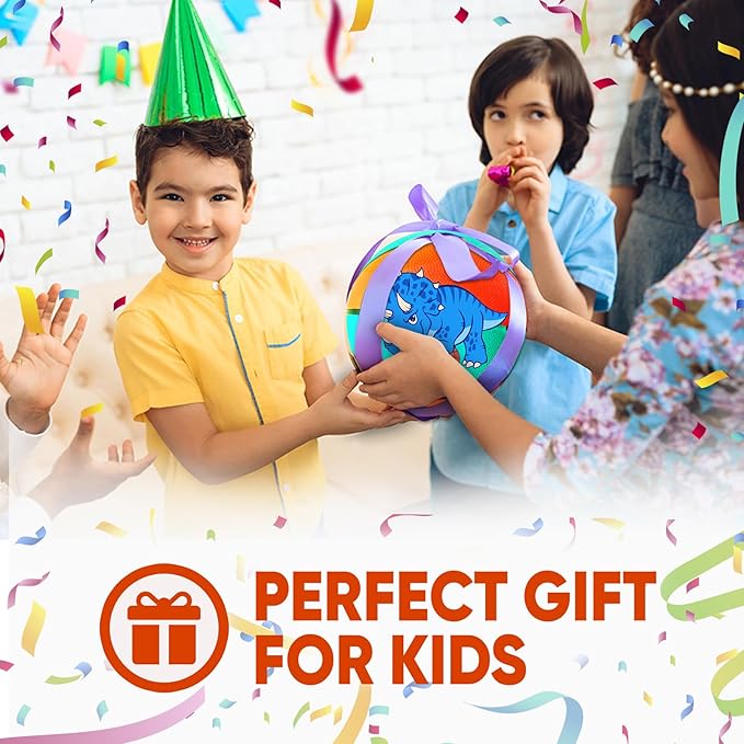 Kids Basketball Size 3, Size 3 Basketball for Kids Toddlers Boys Girls, Indoor Outdoor Sports Ball Gift Toy (Pump NOT Included) - Blue/Orange