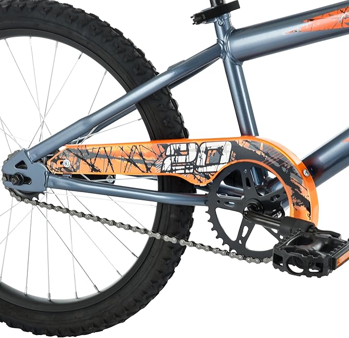 Huffy Upshot 12/16/20 Inch Boys' Bike for Kids, Ages 3+ Years Old, Multiple Color Options, Removable Training Wheels (12" and 16" Only), BMX Design, Designed for Growth, Durable, Easy Assembly