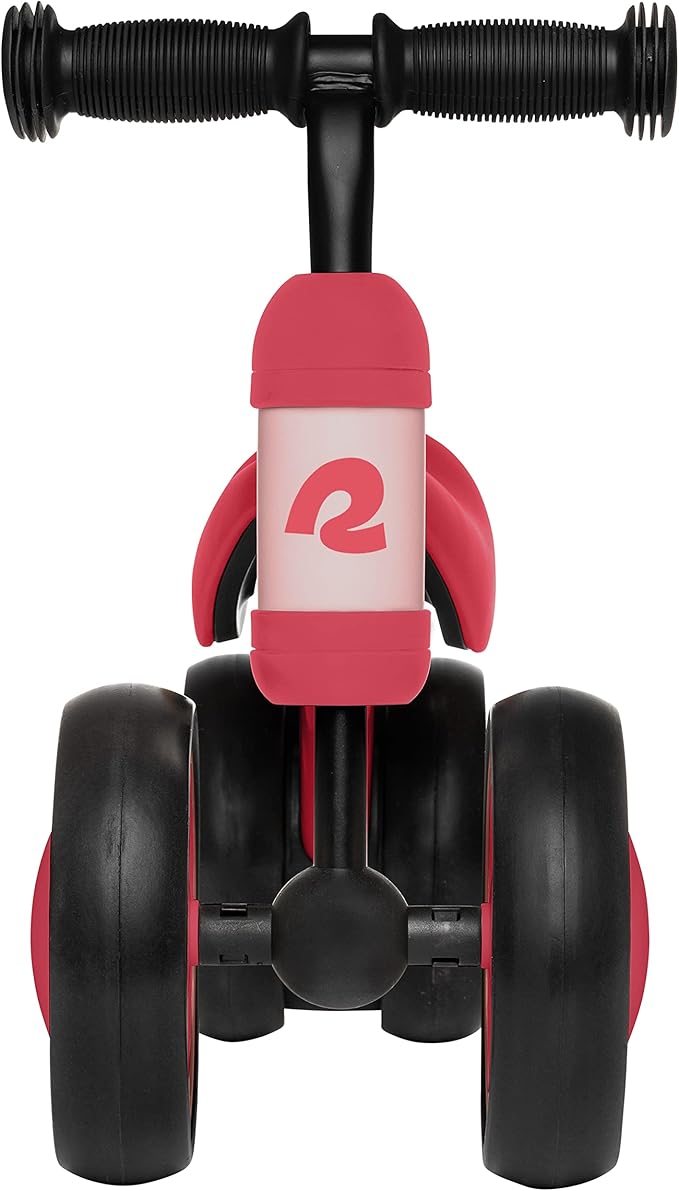 Retrospec Cricket Baby Walker Balance Bike with 4 Wheels for Ages 12-24 Months - Baby Toys & Toddler Toys for 1 Year Olds - Ride On Bicycle - Boys & Girls