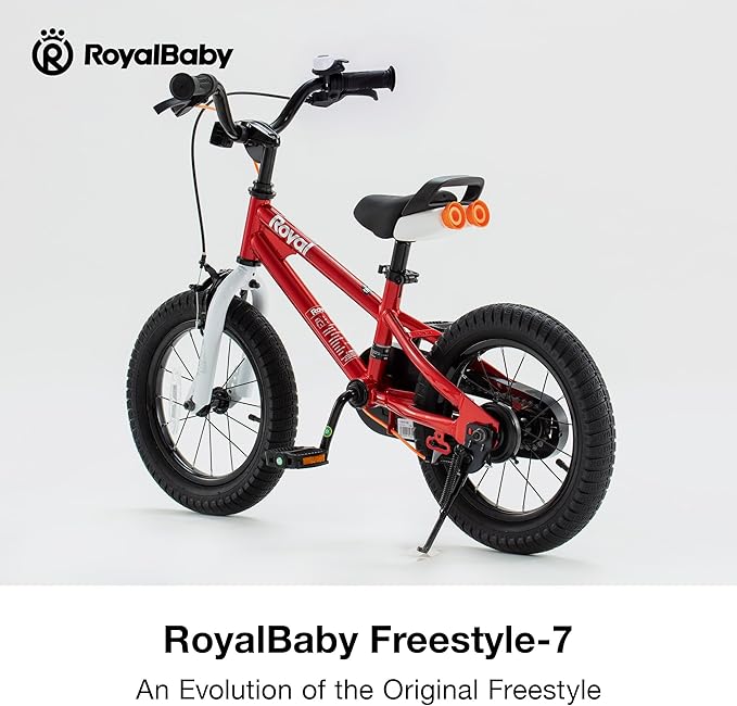 RoyalBaby Kids Bike EZ Balance to Pedal Dual Handbrake Toddlers Boys Girls Bicycle 12-20 Inch for Age 3-10 Years